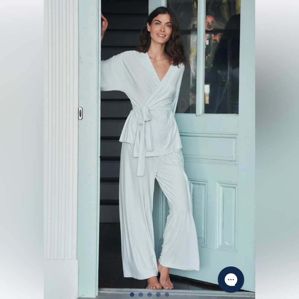 LAKE DreamModal™ Kimono Pajama Set in Fog